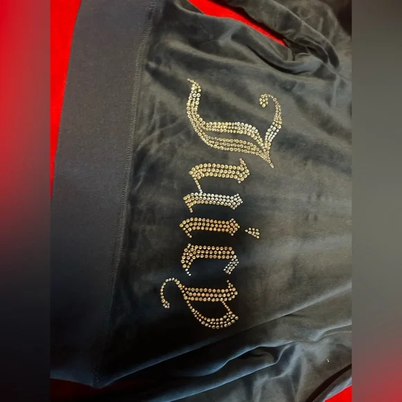 Navy blue juicy couture tracksuit